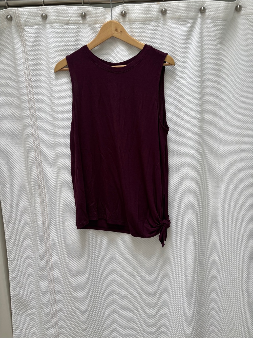 Athleta Side-Tie Tank Top in Plum - Picture 1 of 5